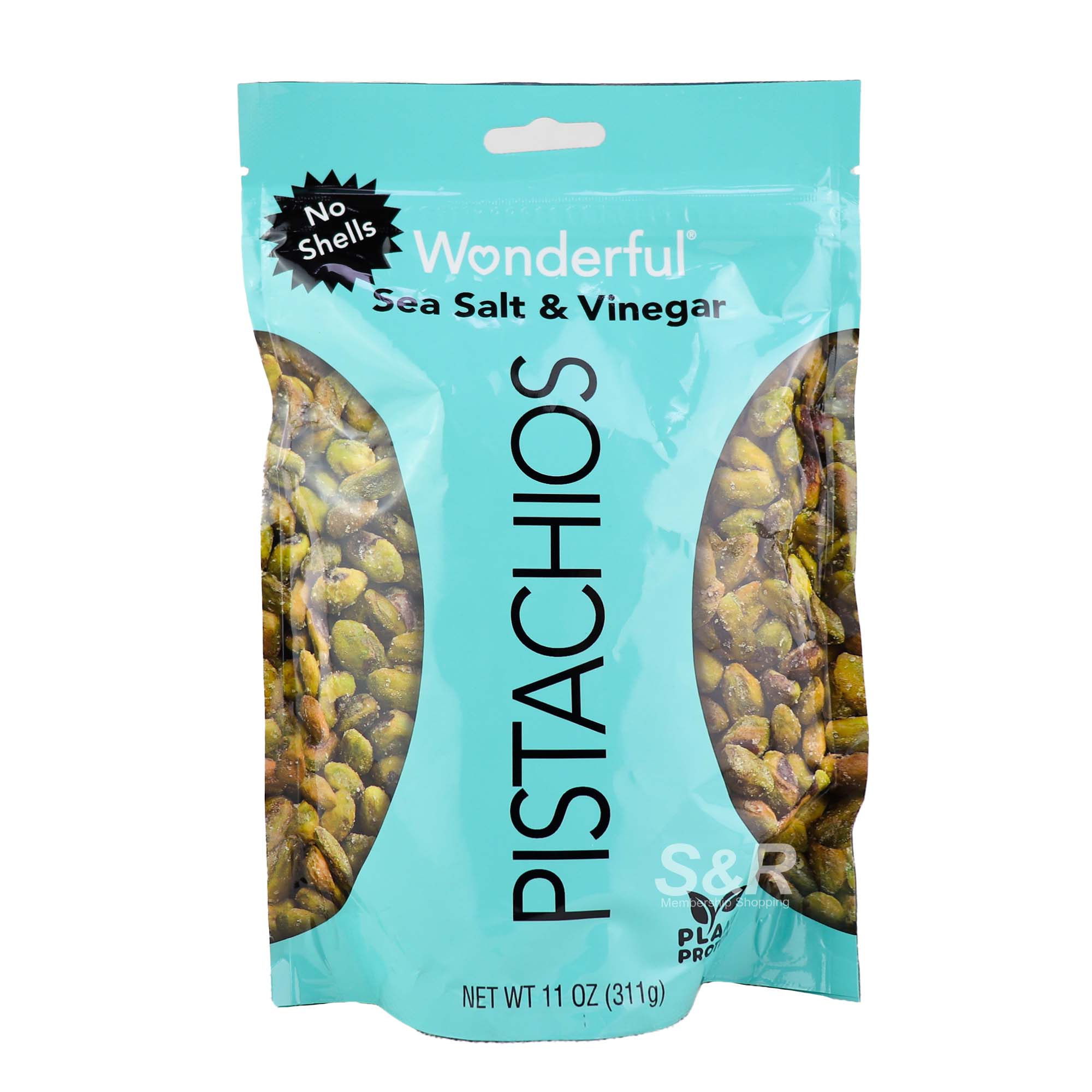 Wonderful Sea Salt and Vinegar Pistachios 311g Wonderful Sea Salt and Vinegar Pistachios 311g